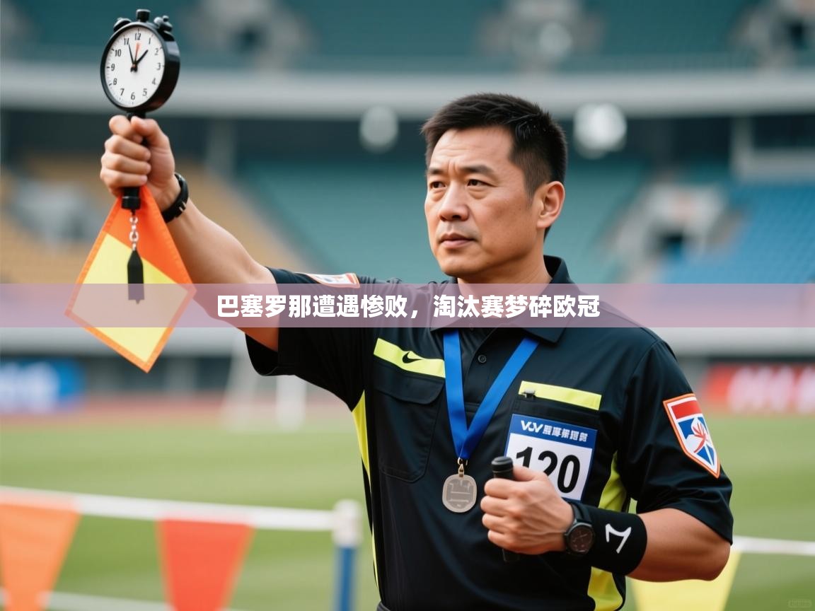 巴塞罗那遭遇惨败,淘汰赛梦碎欧冠 第1张