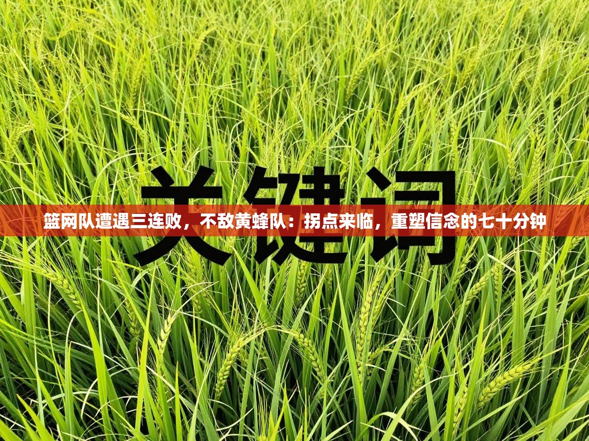 篮网队遭遇三连败，不敌黄蜂队：拐点来临，重塑信念的七十分钟  第2张